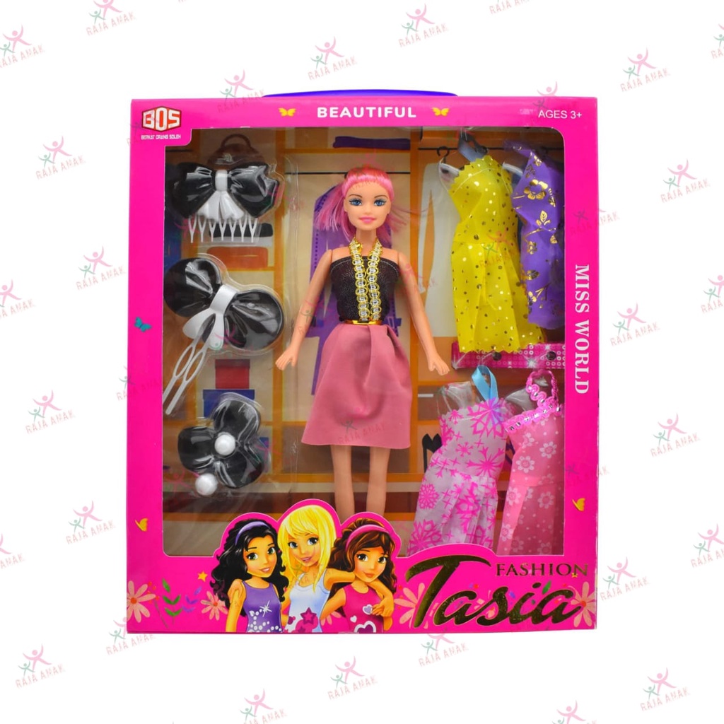 MAINAN ANAK BONEKA TASIA + BAJU, MP-4102-A BONEKA TASIA + BAJU