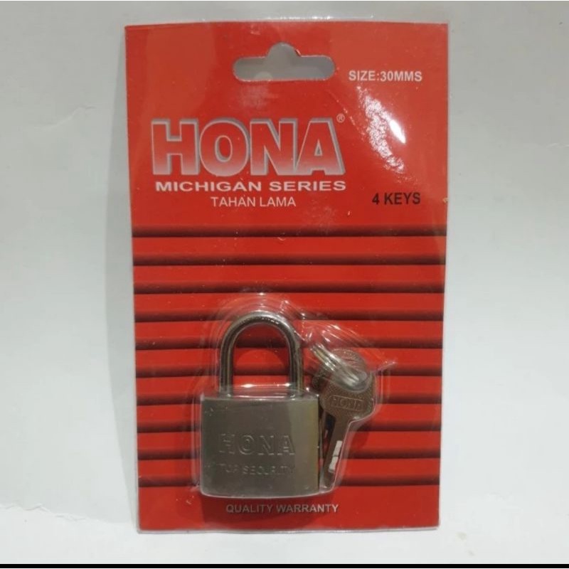 gembok nekel HONA 40mm pendek gembok pintu pagar hona 40mm