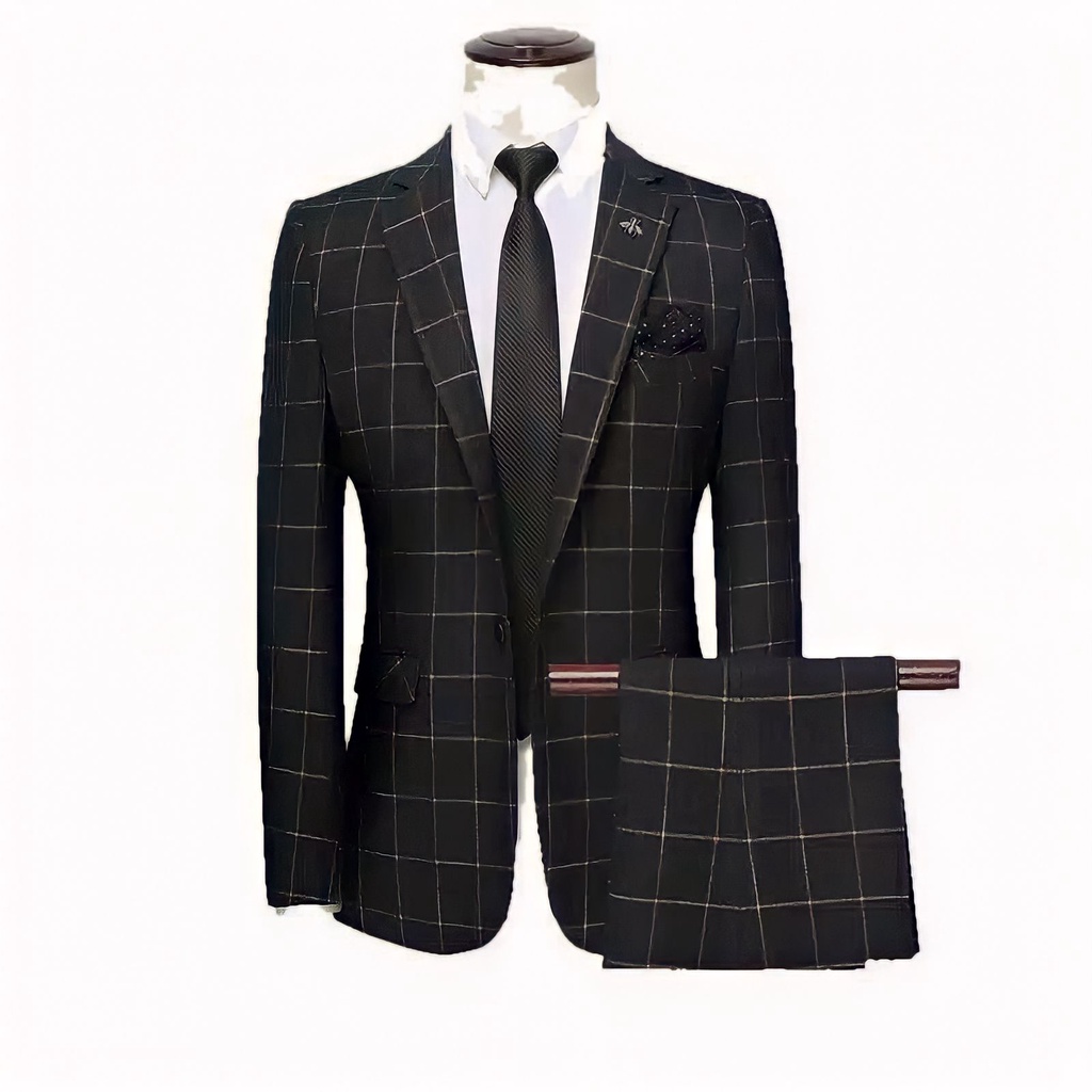 SILAS Jas Tartan Pria Jas Formal Pria Motif Kotak Jas Style korea Blazer kotak/Blezer Formal pria/ja