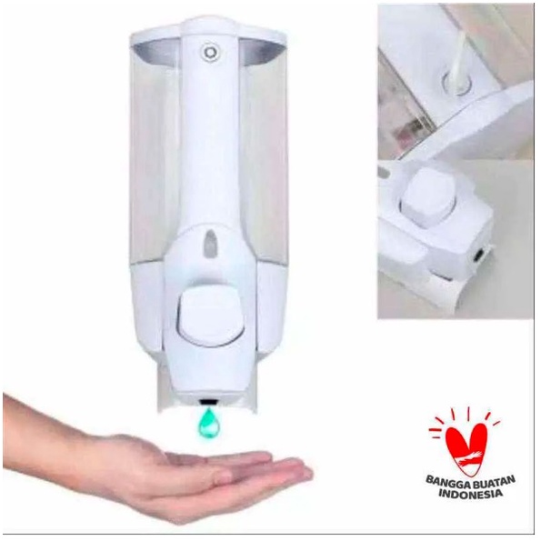 Dispenser Sabun Cair Single Tempat Hand Soap Key Lock Tube 1 Tabung Dinding WC / Dispenser Sabun Cair Single