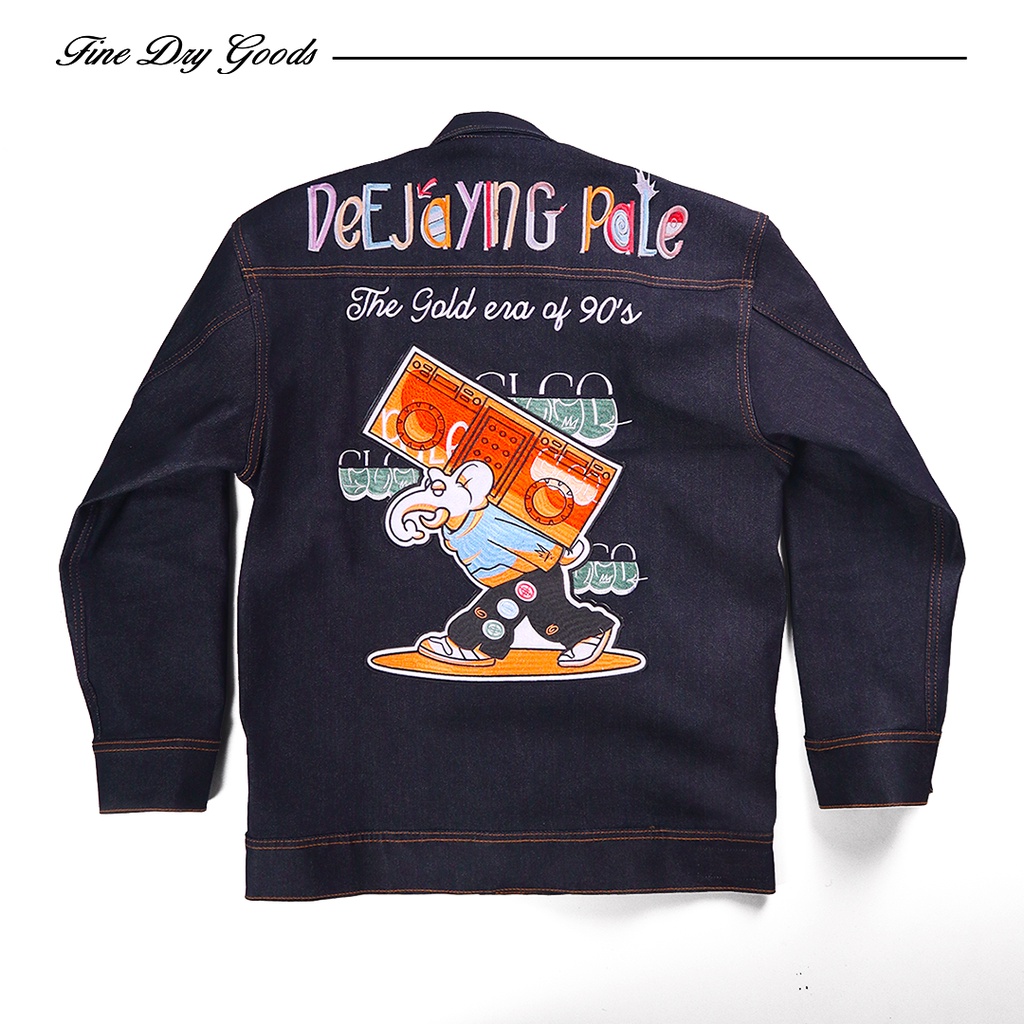 Classyland -  Pale Jacket Denim Embroidery