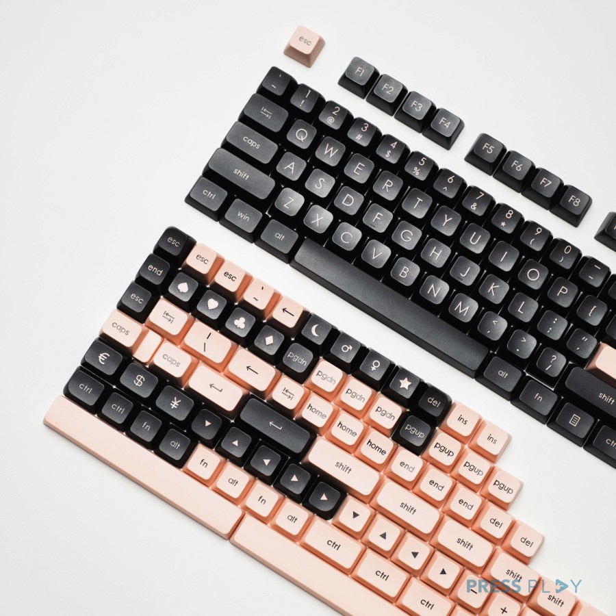 Press Play Neo Hallyu PBT Keycaps 189 set JSA Profile