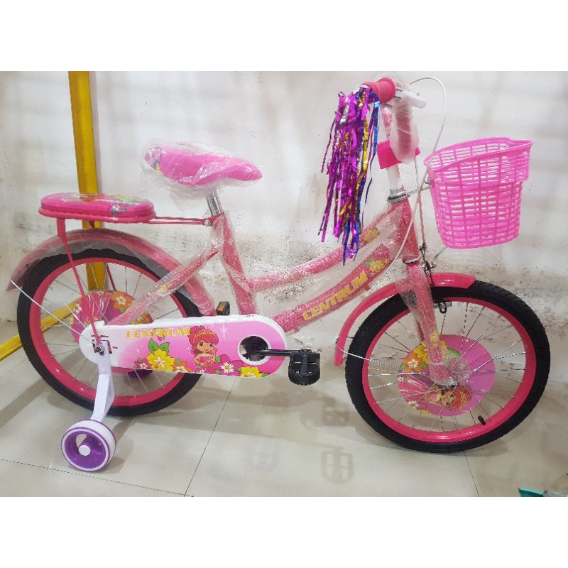 Sepeda Anak Sepeda Mini 18 inch CENTRUM ( PINK )