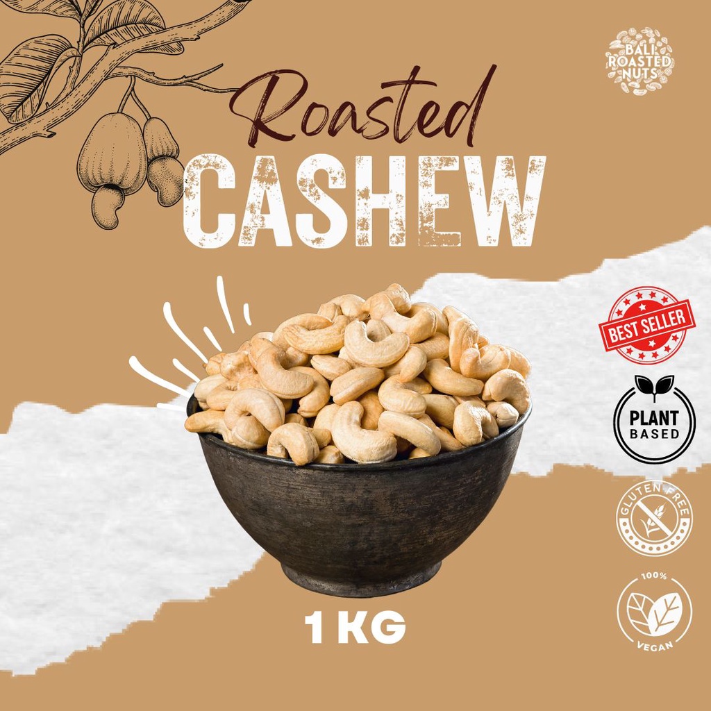 

Roasted Cashew / Kacang Mede Mete 1kg