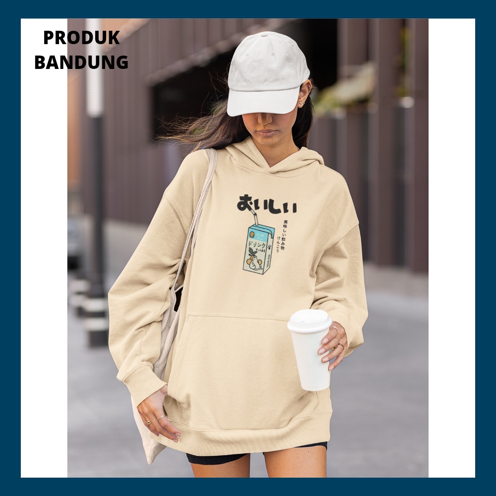 Hoodie Jus Oversize Lucu Jepang Pria Wanita Hoddie Oversized Premium XXL