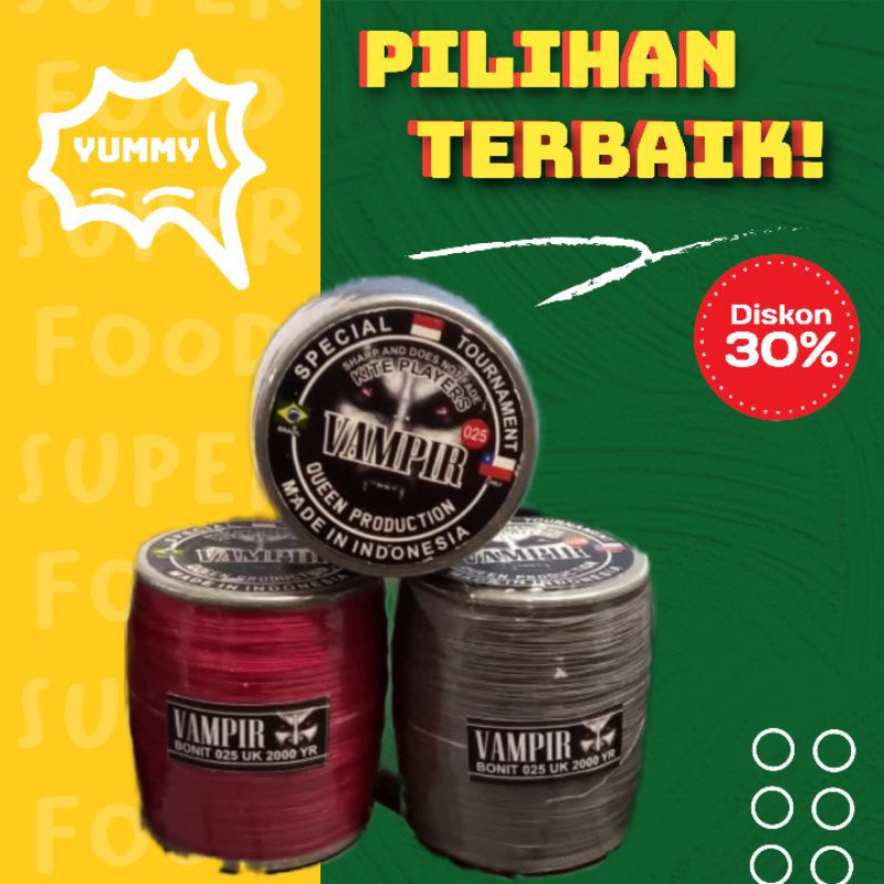 Senar Gelasan Vampir 2000 Yard 0.25