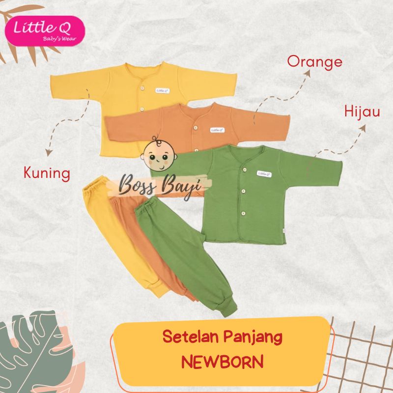 LITTLE Q - Setelan Panjang Newborn 0-3bulan SNI