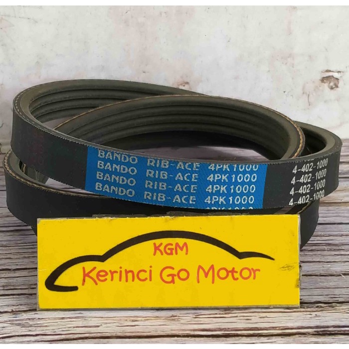 BANDO VAN BELT 4PK 1000 RIB BELT TALI KIPAS 4PK-1000 FAN BELT ALUR