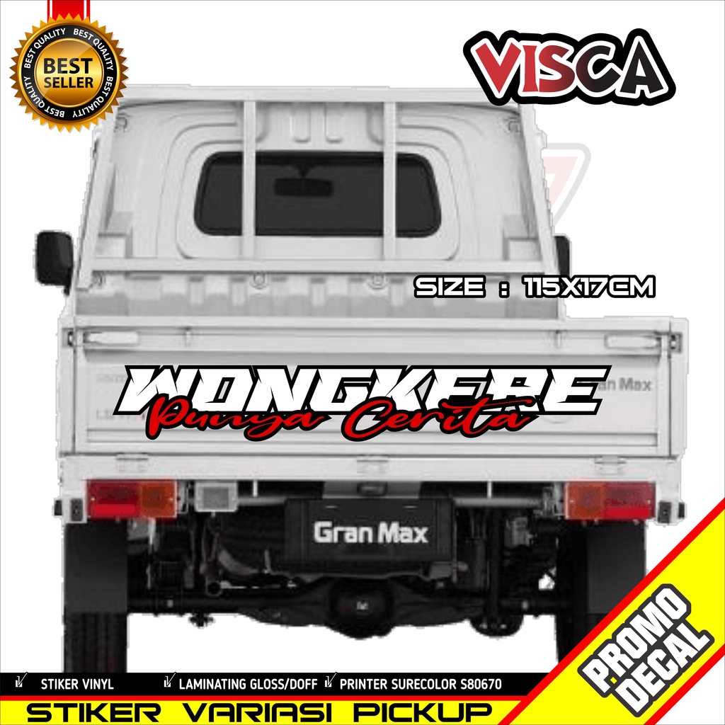 Cutting Stiker Mobil Pick Up Stiker Pintu Mobil Pick Up Setiker Mobil Pick Up New Carry Stiker Bak M