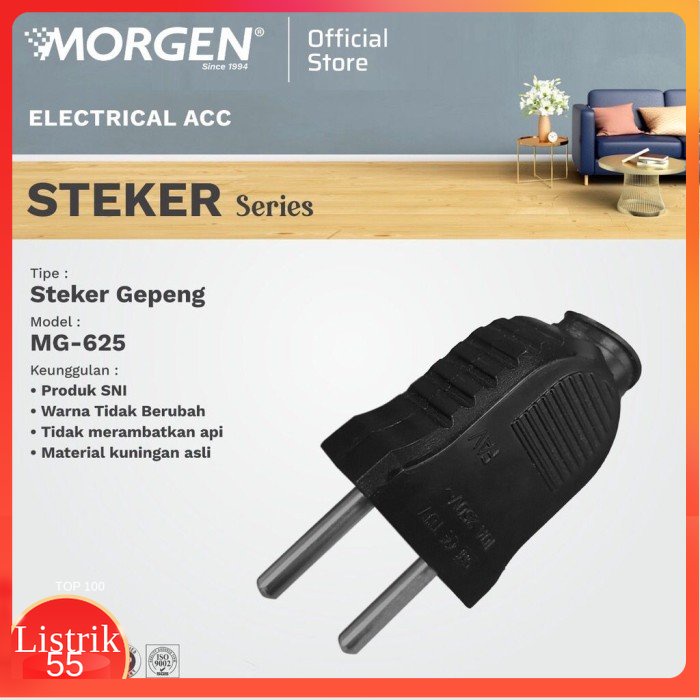 Steker Gepeng Morgen MG-625