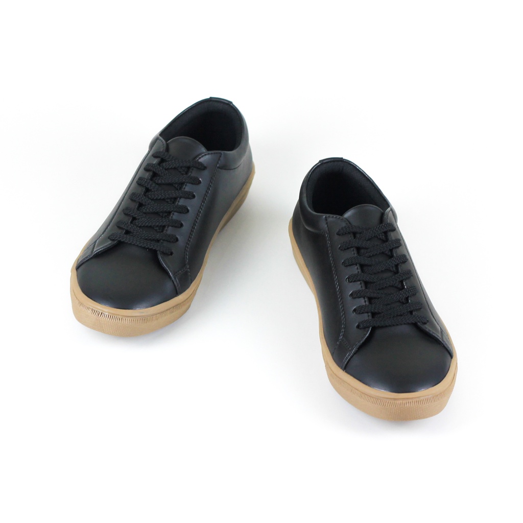 ELVRA - Sepatu Pria Sneakers Kasual Casual - Dash Black Mocca