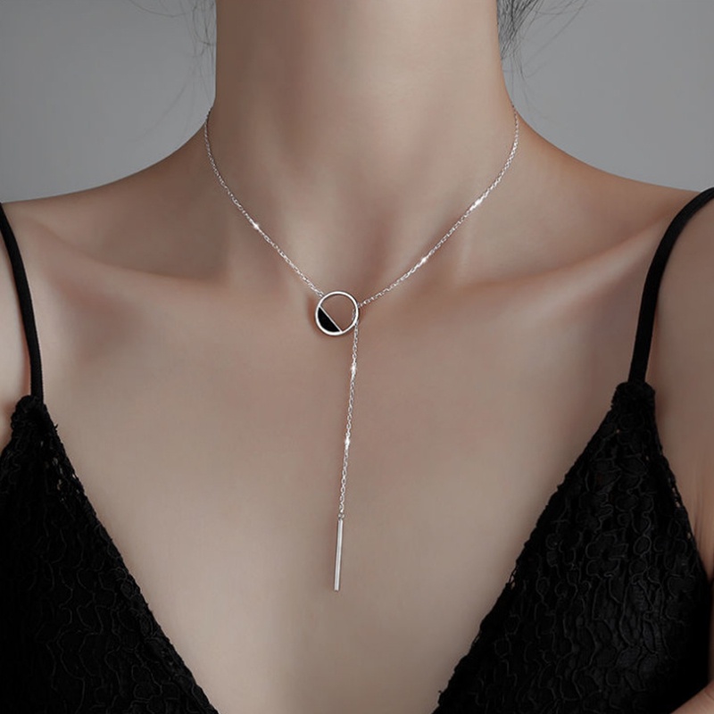 Perhiasan Kalung Rantai Kerah Wanita Bahan s925 Silver Motif Kupu-Kupu Gaya Korea Untuk Hadiah