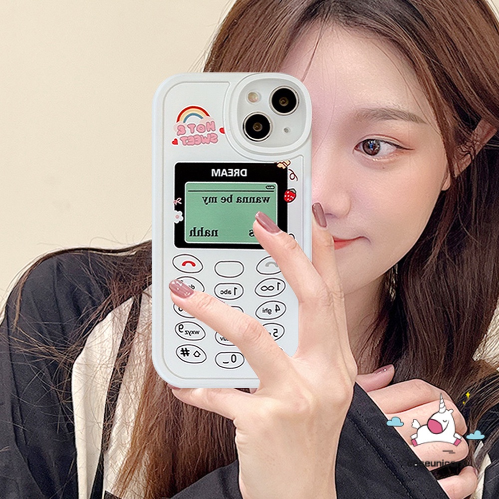 Untuk Samsung A14 A32 A04 A04S A73 A50s A12 A13 A33 A20 A50 A30s A22 A30 A10s A52 A21s A53 A03s A72 A03 M23 A51 A52s A20s A31 A11 A23 A02s A71 Pola Tombol Ponsel Kreatif Soft Case