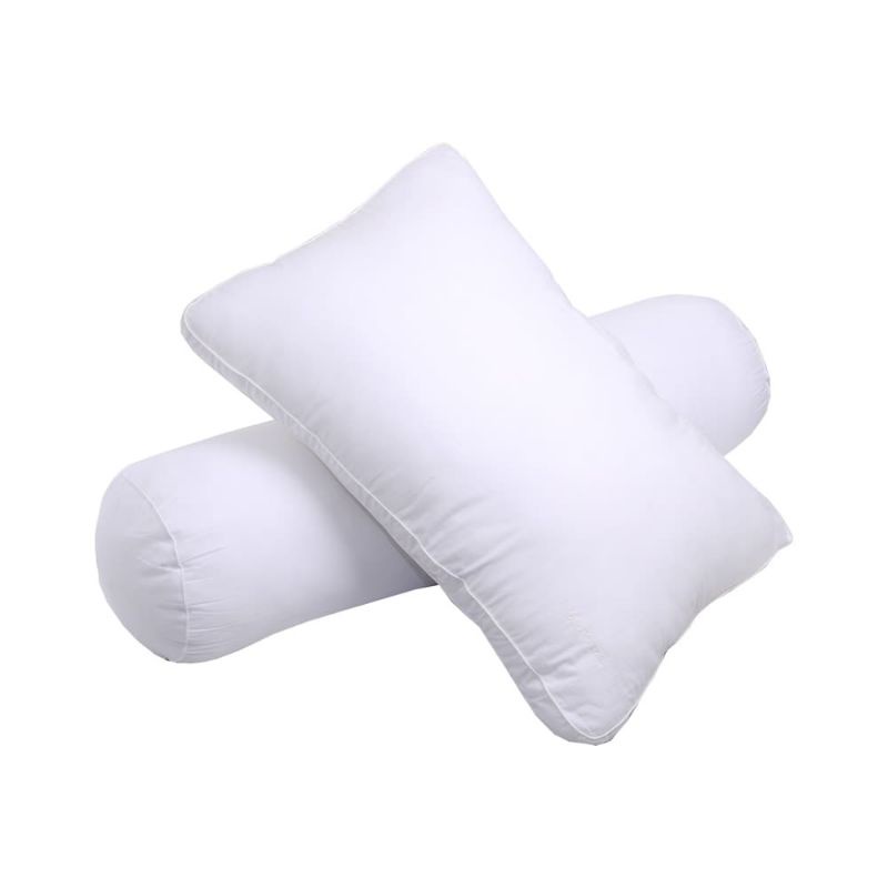 1 Set ( 1 Bantal + 1 Guling ) Hannaku Soft Pillow Bantal Guling Hotel Premium