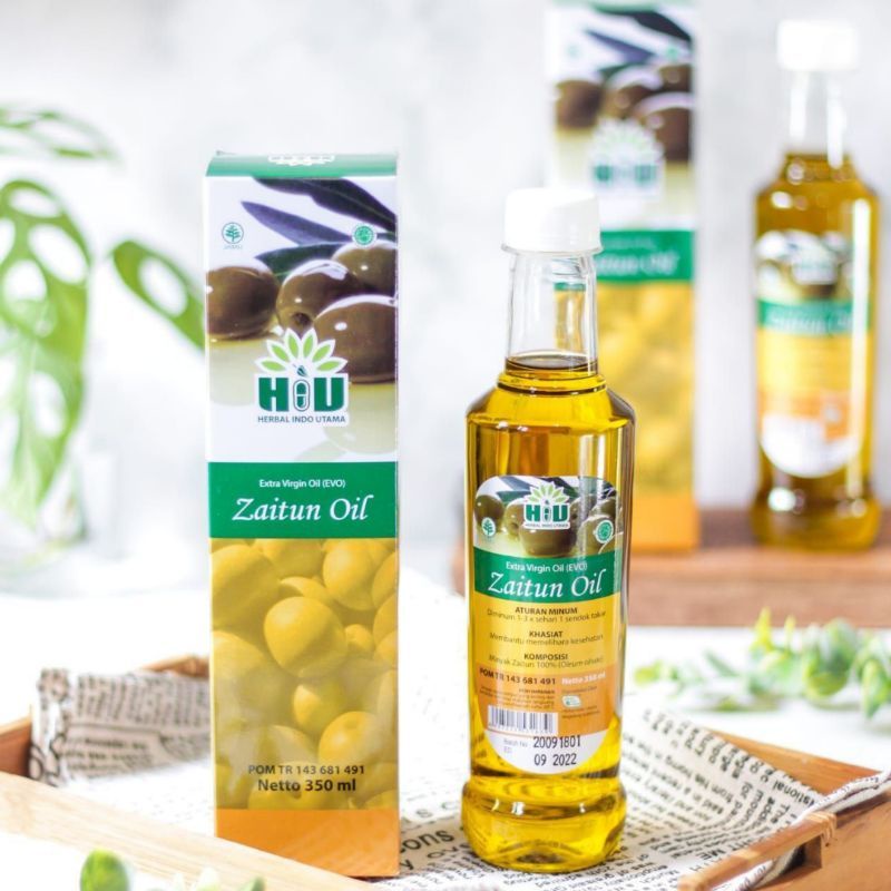 HIU Minyak Zaitun 350 ml extra virgin oil - Minyak Zaitun Murni