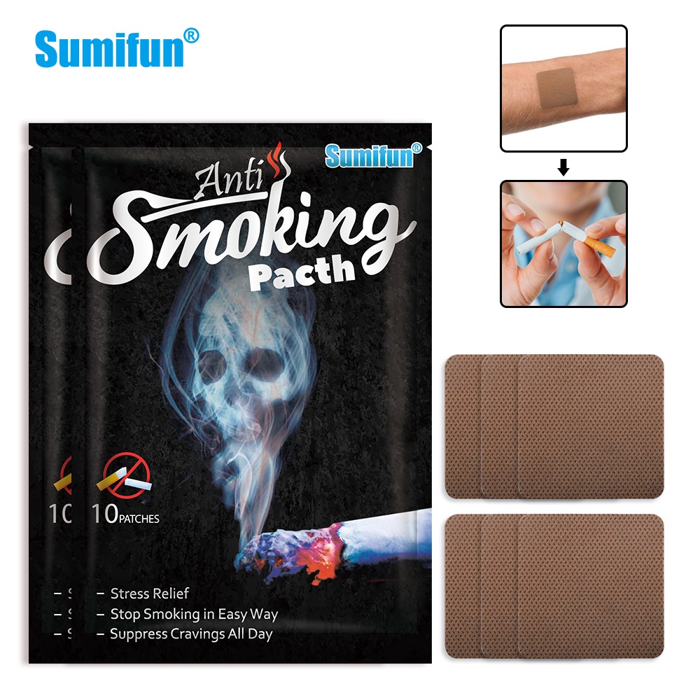 Tas Stiker Kontrol Tembakau Sumifun Paket 10 Stiker Plester Stiker Acupoint Stiker K11001