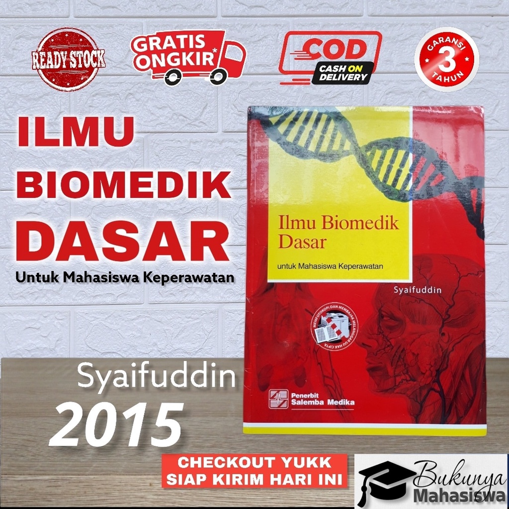 Jual ILMU BIOMEDIK DASAR - SYAIFUDDIN - ANATOMI FISIOLOGI MANUSIA SDKI ...