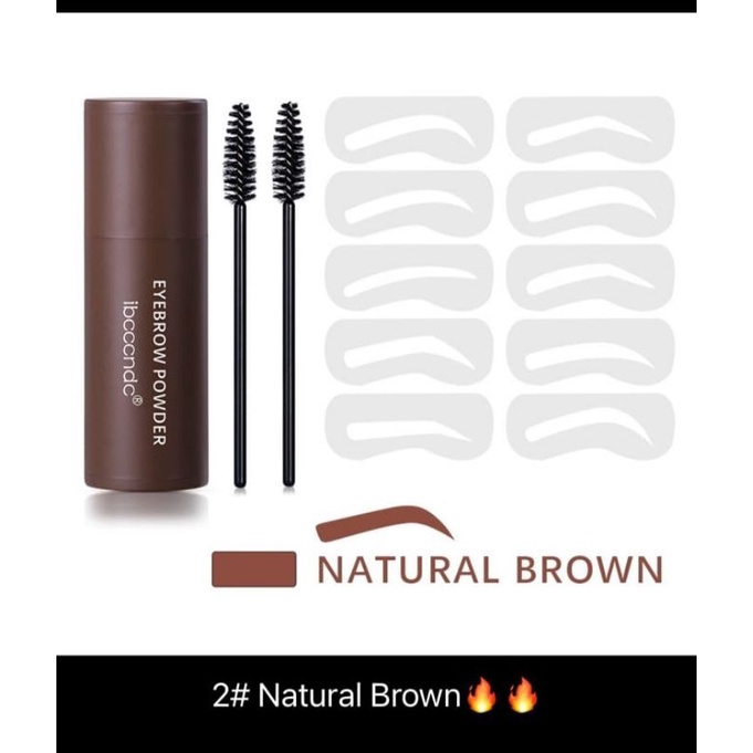 1 SET EYEBROWN POWDER KIT / CETAKAN ALIS VIRAL