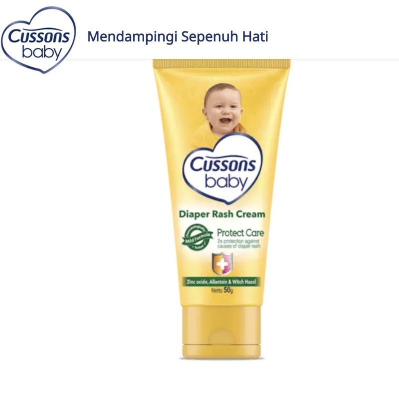 Cussons Baby Cream Diaper Rash - Krim Bayi Anti Ruam Popok 50gr