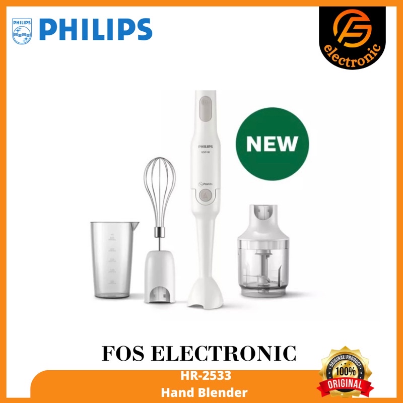 PHILIPS HAND BLENDER HR 2533 HR2533  / HR-2533 [ORIGINAL] PUTIH