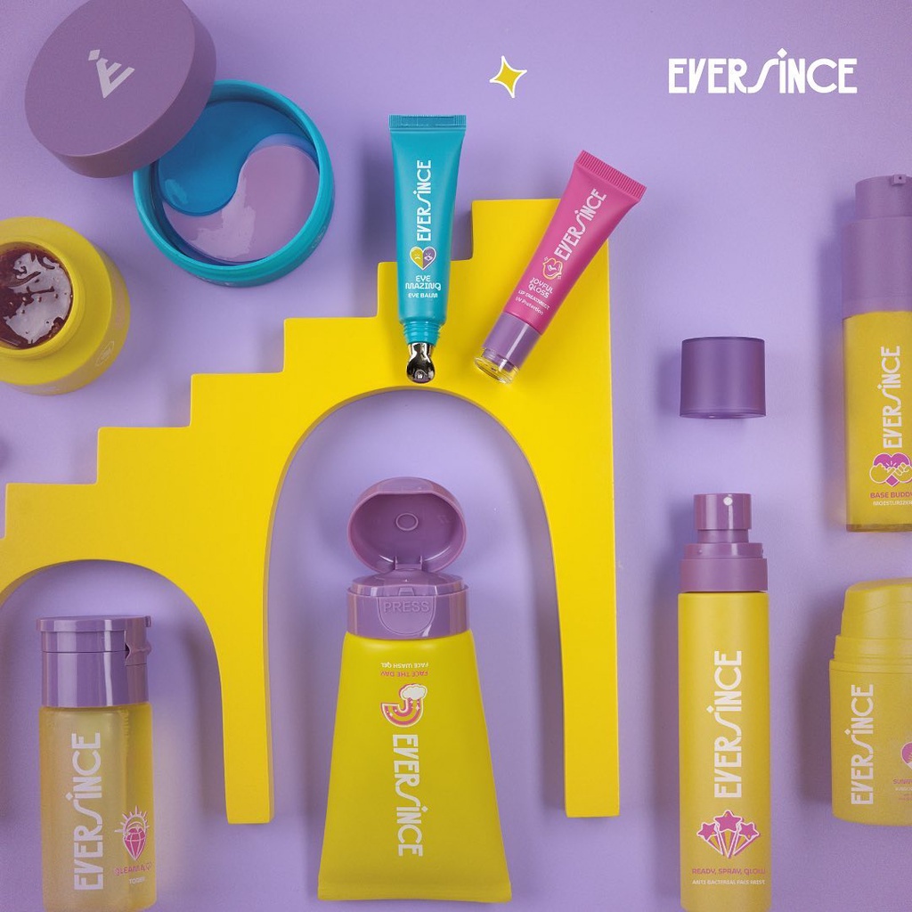 Eversince (Sunscreen, Wash Off Mask, Antibacterial Face Mist, Moisturizer, Face Wash Gel, Toner, Eye Balm, Lip Treatment)