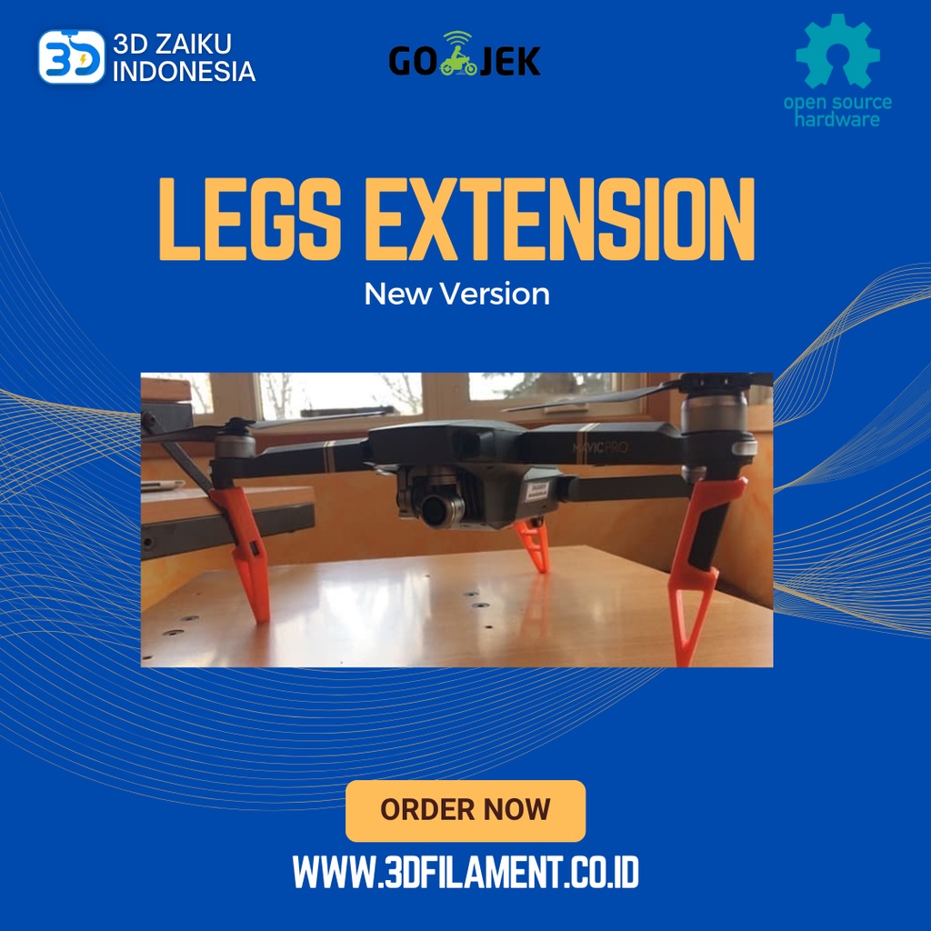 DJI Mavic Legs Extension MK2 New Version