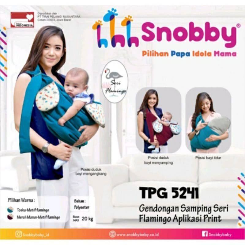 Snobby TPG5241 Gendongan Samping Flaminggo Series aplikasi Print