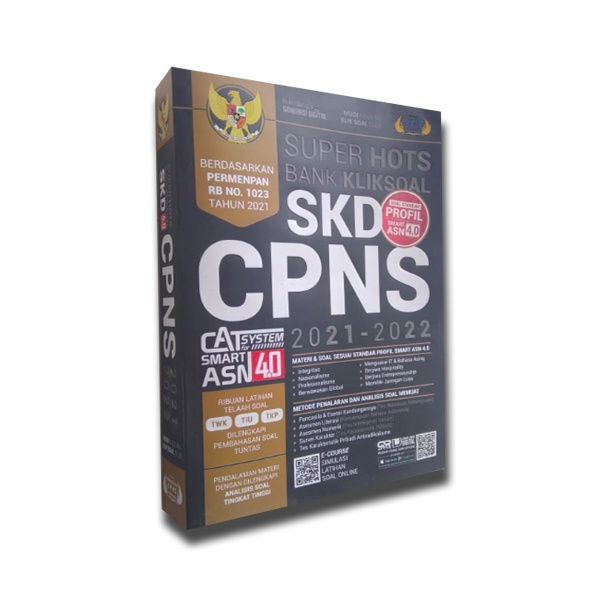 BUKU SUPER HOTS BANK KLIK SOAL SKD CPNS 2021- 2022 - SMART ASN 4.0 (ORIGINAL)