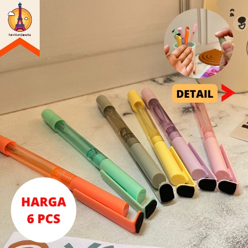 

Pulpen Gel Multifungsi 4 in 1 Paket 6 Pcs Pena Stylus Tripod Handphone Botol Spray Import Funny Fancy Stuff Best Gift Stationery For School Alat Tulis Kantor Sekolah Ready Grosir Kado Ulang Tahun READY COD