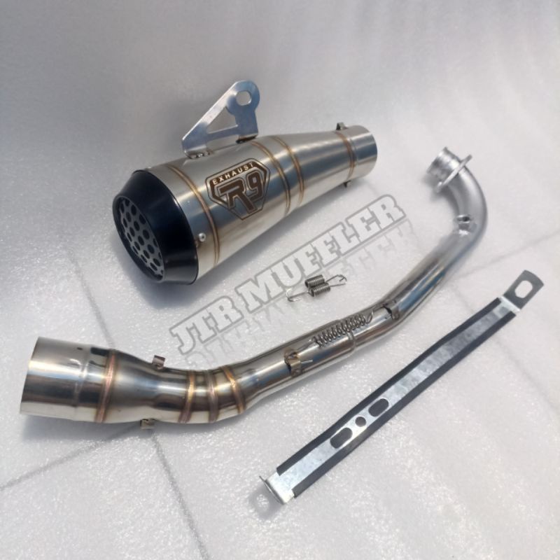 Knalpot racing R9 gp series nmax new aerox new vario 160 pcx 160