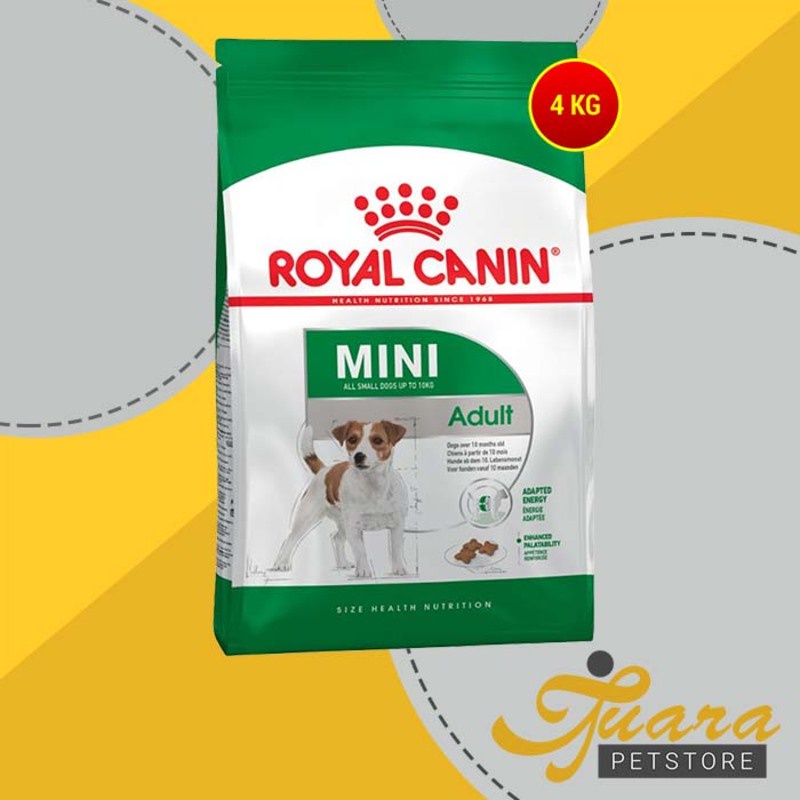 Makanan Anjing Royal Canin Mini Adult 4 Kg