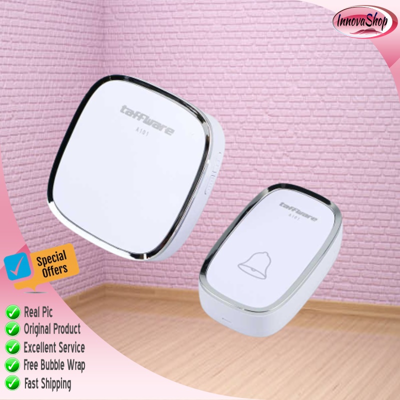 Bel Pintu Wireless Doorbells Waterproof 36 Nada Taffware A101