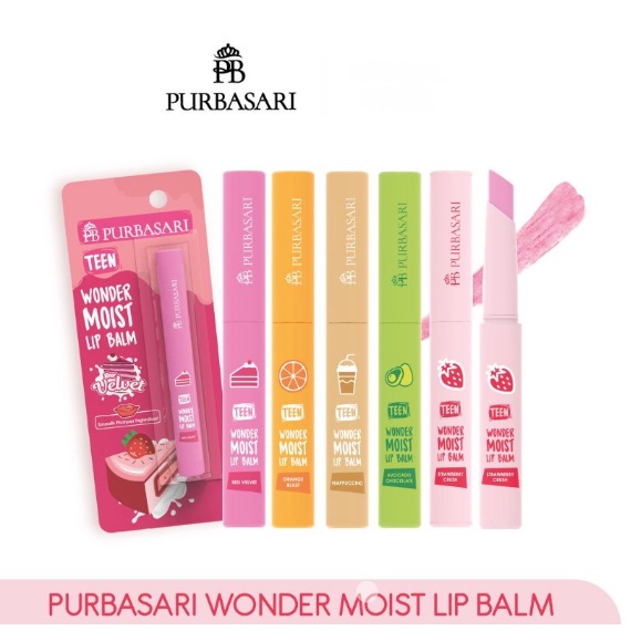 Purbasari Lip Balm Teen Wonder Moist Smooth Plumper Lipbalm