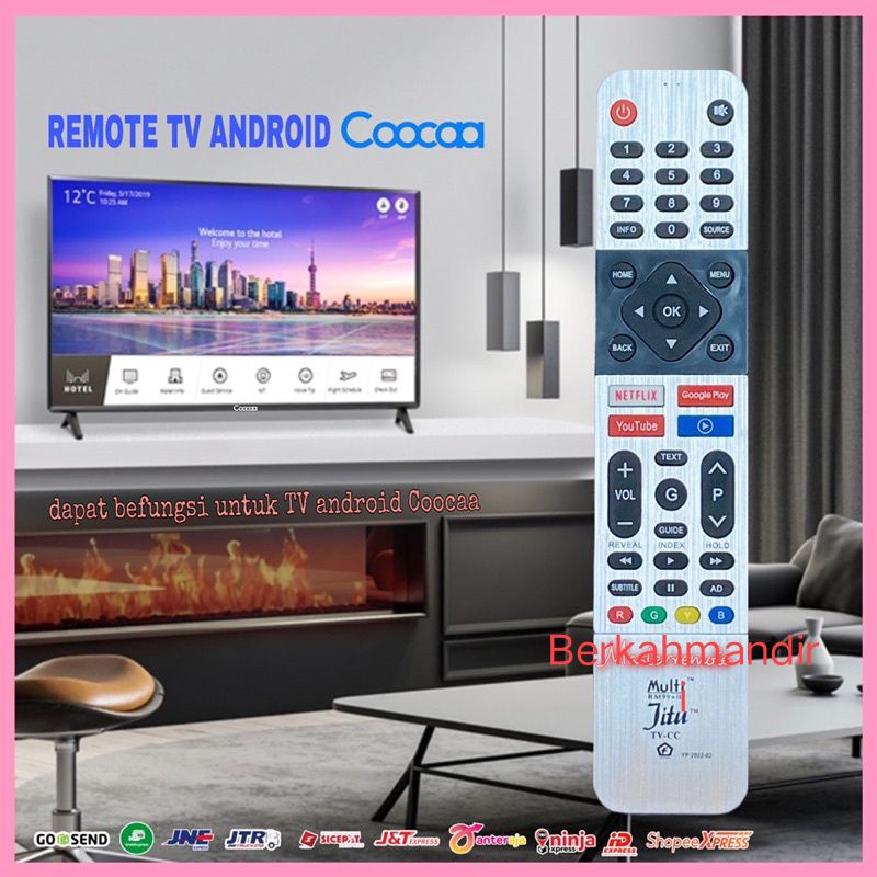 REMOT REMOTE TV COOCAA LED/LCD ANDROID JITU COOCAA