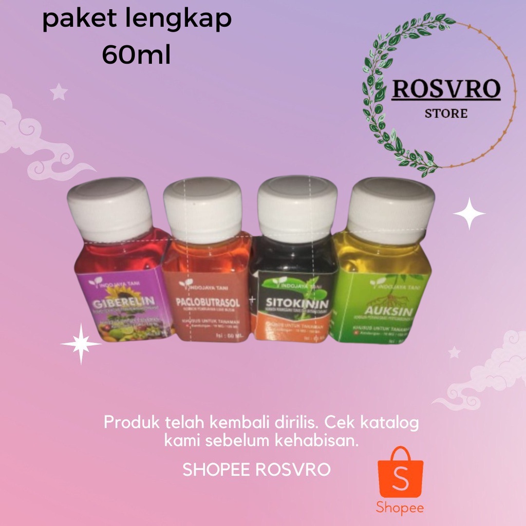 1 Paket Hormon Zpt giberelin auksin sitokinin paclobutrasol