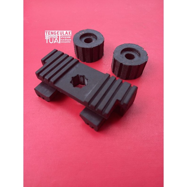 karet ganjal bantalan tangki rangka glpro glmax win gl 100 125 pro max neotech gl100 gl125 tiger