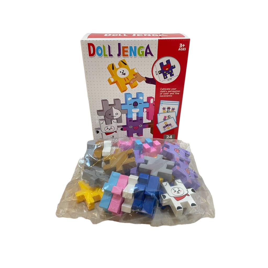 Mainan Anak DOLL JENGA Mainan Edukasi Balok Susun Anak Puzzle Anak