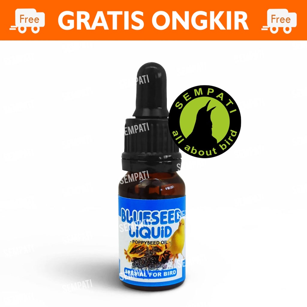 VITAMIN BLUE SEED LIQUID POPPYSEED OIL PROBIRD MENINGKATKAN DURASI VOLUME KICAU DAN STAMINA BLSOIL