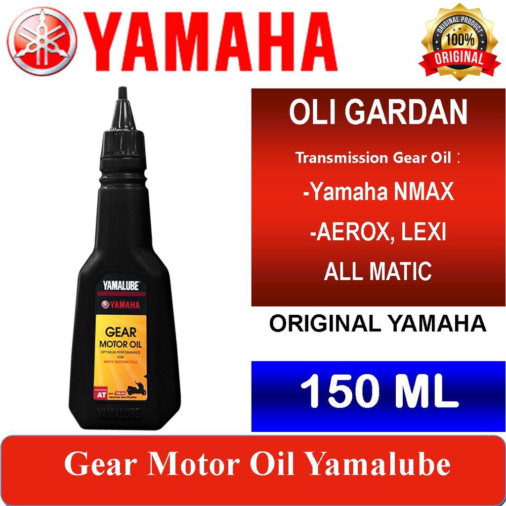 Oli gear /gardan Yamalube Gear 150ml untuk motor Nmax 155 , Aerox , Lexi Original yamaha 100%