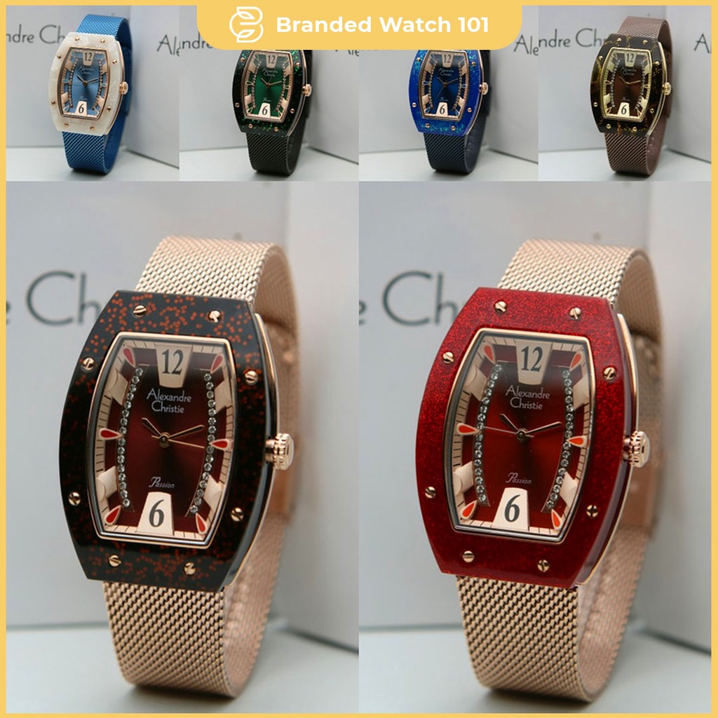 ORIGINAL Jam Tangan Wanita Alexandre Christie AC 2856 / AC2856 / 2856 Garansi Resmi 1 Tahun.