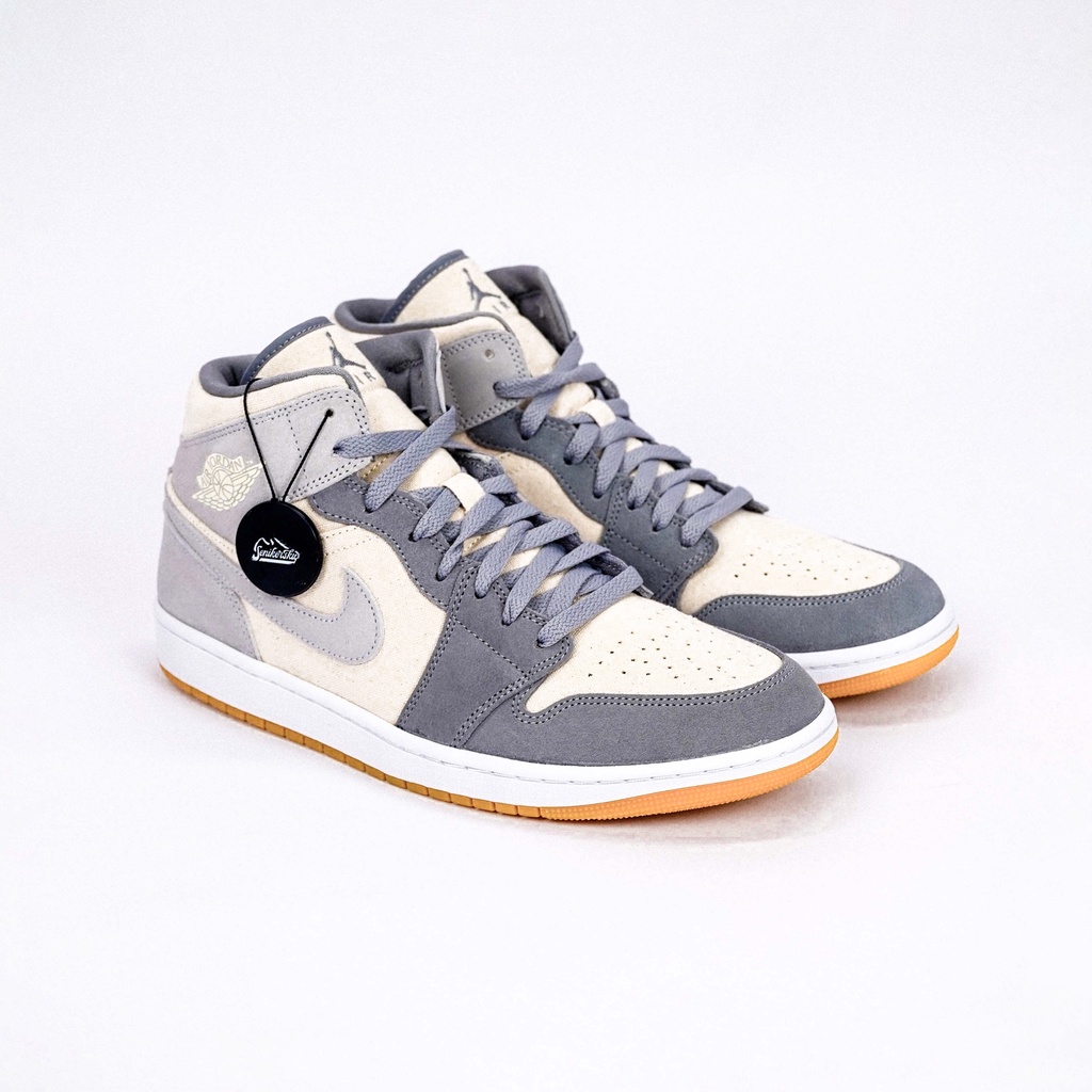 Air Jordan 1 Mid SE Coconut Particle Grey Men