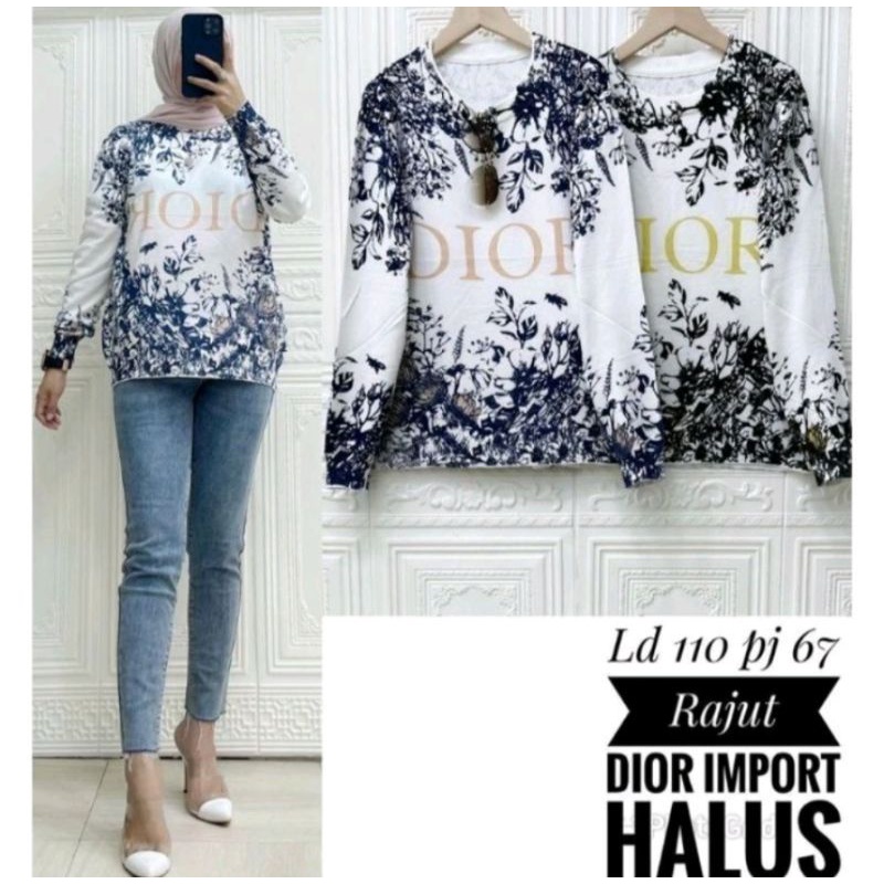 Atasan Rajut Dior