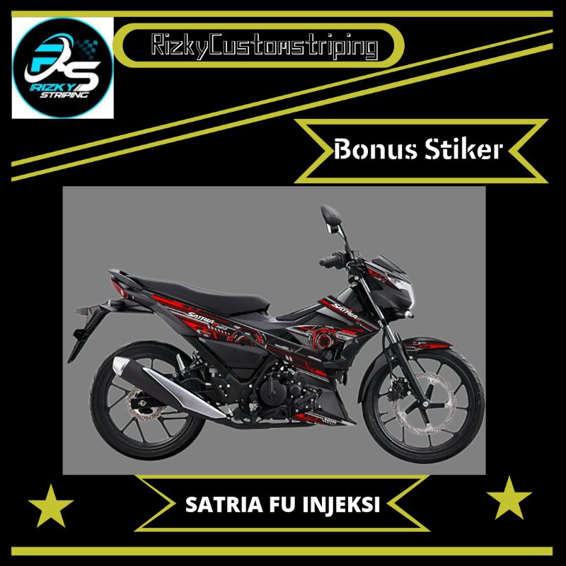 STIKER STRIPING VARIASI SUZUKI SATRIA FU INJEKSI # SUZUKI SATRIA FU INJEKSI #