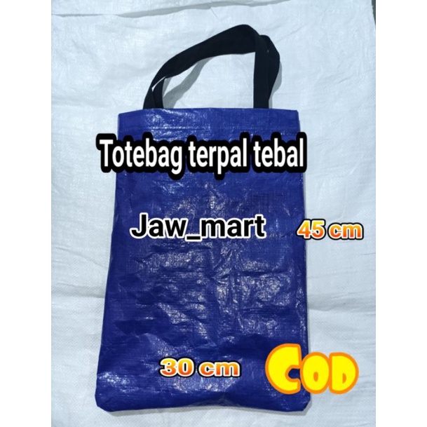 tas terpal / totebag terpal / tas bagor / tas belanja