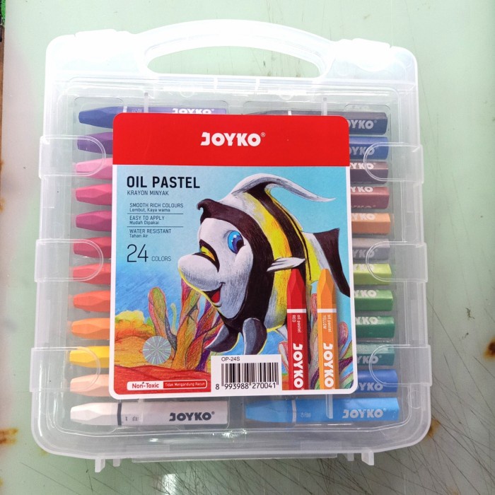 

Pastel Crayon/ Krayon /Oil Pastel Joyco 24 Warna