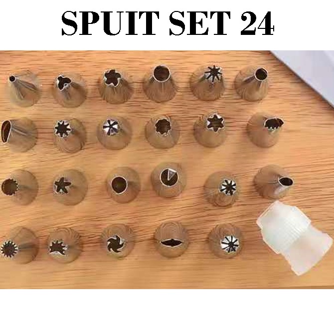 Spuit Set Dekorasi 25 PCS Dekorasi Set Spuit Stainless 9 pc 12pc 24 Pc