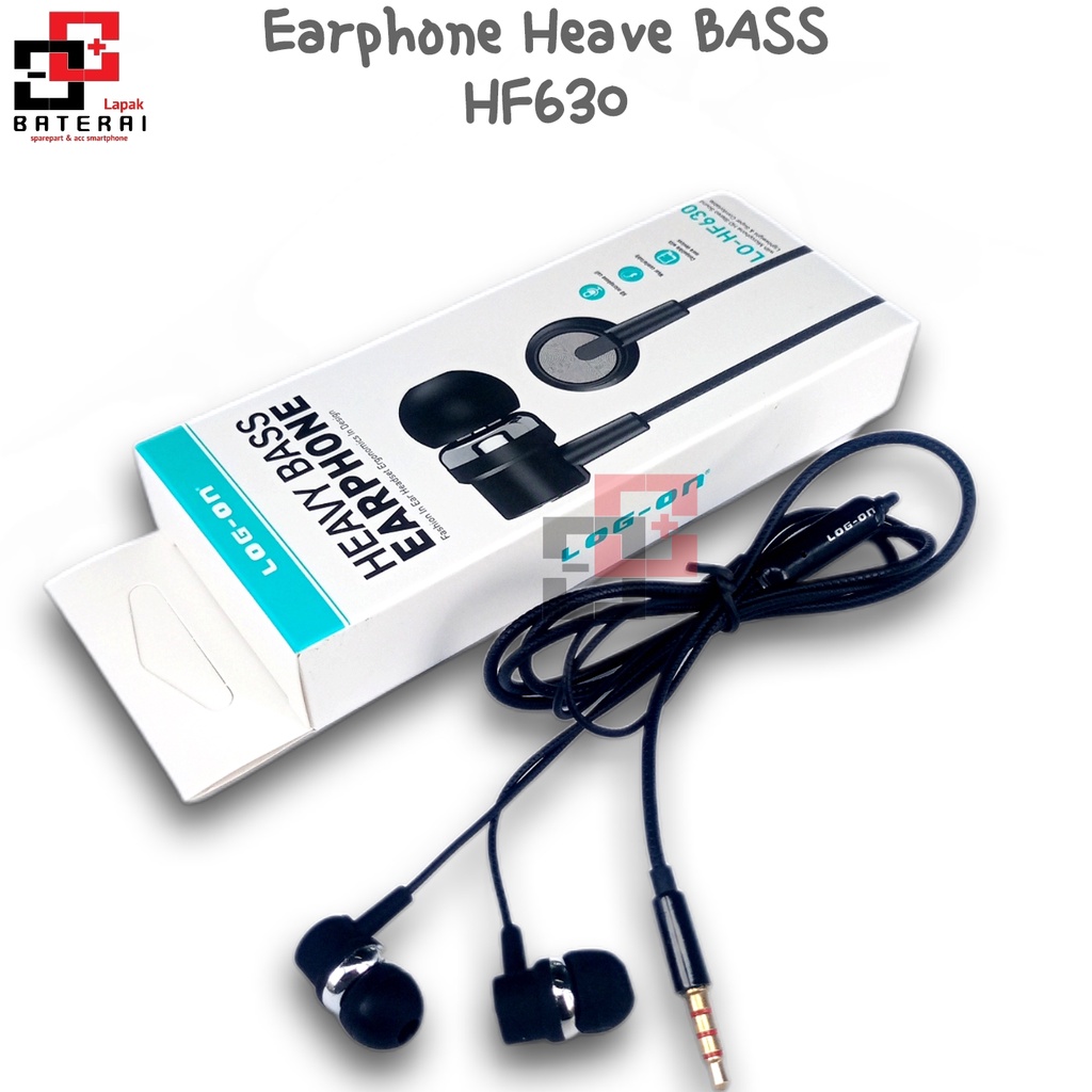 Log on - HF630 Heavy Bass Handsfree With Mic Handset Hedset Earphone