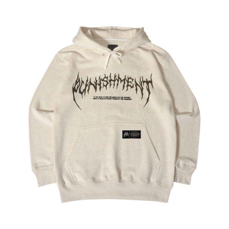 Hoodie Pria Cream Metal Punishment Original Terlaris Sweater Hodie Aesthetic Jumper Premium Hight Quality