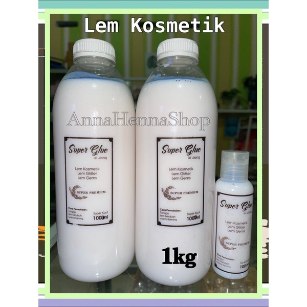 

Lem super Glue Kemasan 1kg Lem super glue Lem body glue Lem Henna Lem Bul-Mata