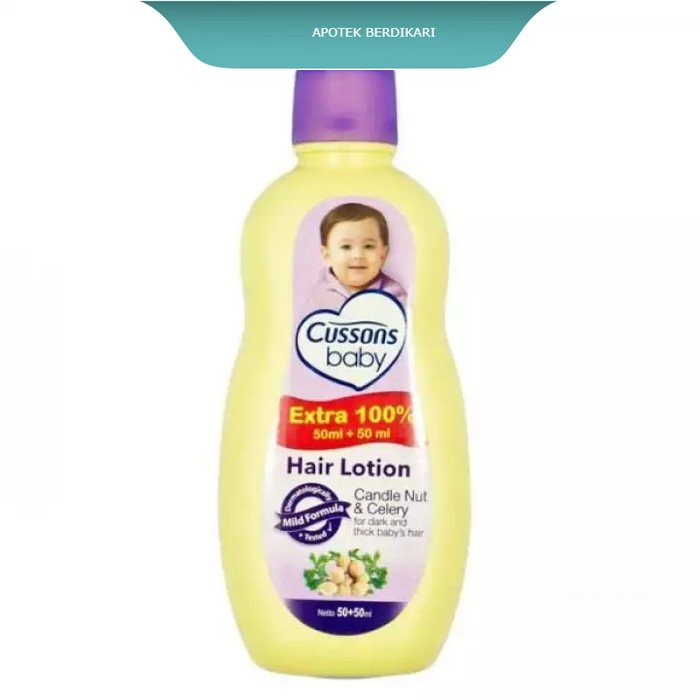Jual CUSSON BABY HAIR LOTION CANDLE NUT & CELERY 50ml Shopee Indonesia